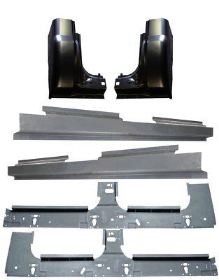 99-17 Ford Super Duty Crew Cab Inner & Full lengh outer Rocker Panel Cab Corners