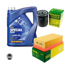 MANN Inspection Set 5 L MANNOL Special Plus 10W-30 Pour Fiat Panda 750 1000