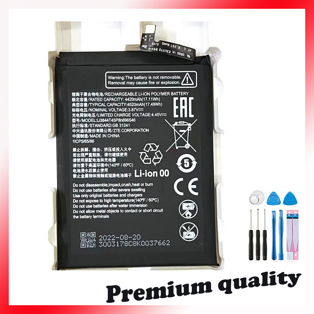 New 4520mAh Li3844T45P8h896546 Battery for ZTE Blade Mobile Phone