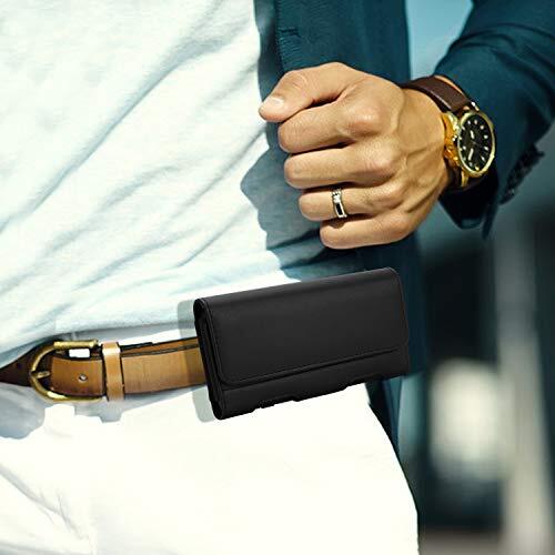 for Galaxy S24 Ultra S23 Ultra S22 XL (6.85" x 3.6" x 0.75") Black-Leather - 第 8/8 張圖片