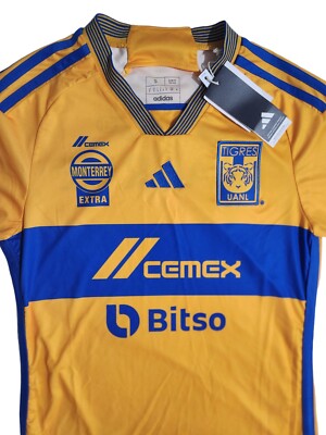 Adidas Tigres TUANL Soccer Jersey Men's Size Small New With Tags HS2030 Adidas Tigres TUANL Soccer Jersey Men's Size Small New With Tags HS2030