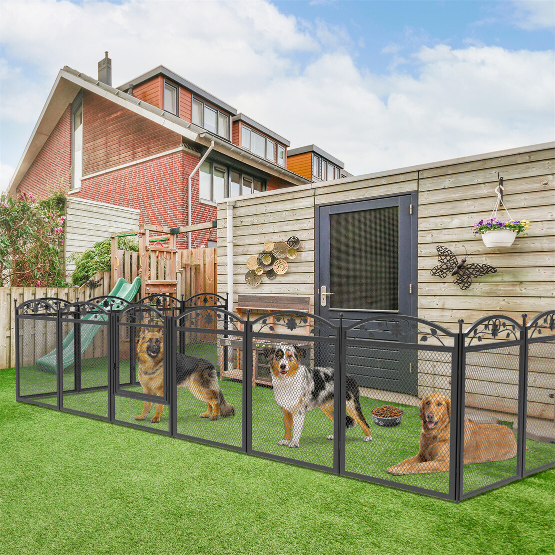 Dog Playpen Best Backyard Fence For Dogs Dog Playpen Outdoor,8
