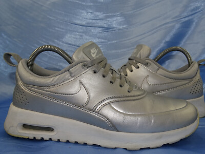 NIKE AIR MAX THEA METALLIC SILVER SNEAKER GR 37 38 SCHUHE LAUFSCHUHE CLASSIC BB4