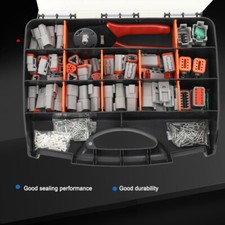 438PC Deutsch DT Connector Plug Kit With Genuine Deutsch Crimp Tool Auto Marine