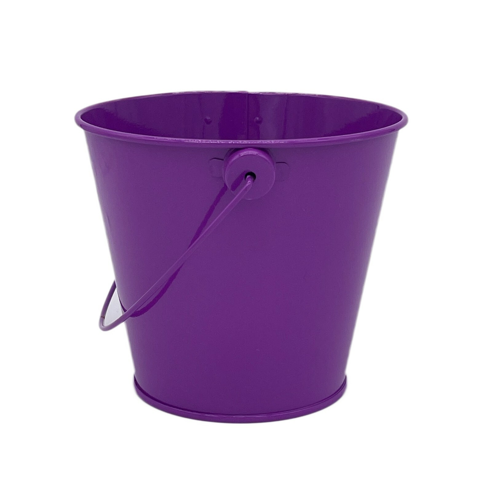 1/5pc Small Metal Bucket Mini Tins Pails with Handles Wedding Party