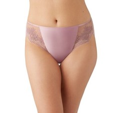 WACOAL 841377  ZEPHYR PINK  SIDE NOTE HI-CUT BRIEF Panties  XL