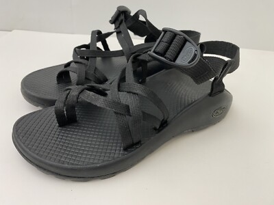 Chaco Black Strappy Sport Sandals s-l400.jpg main image 2