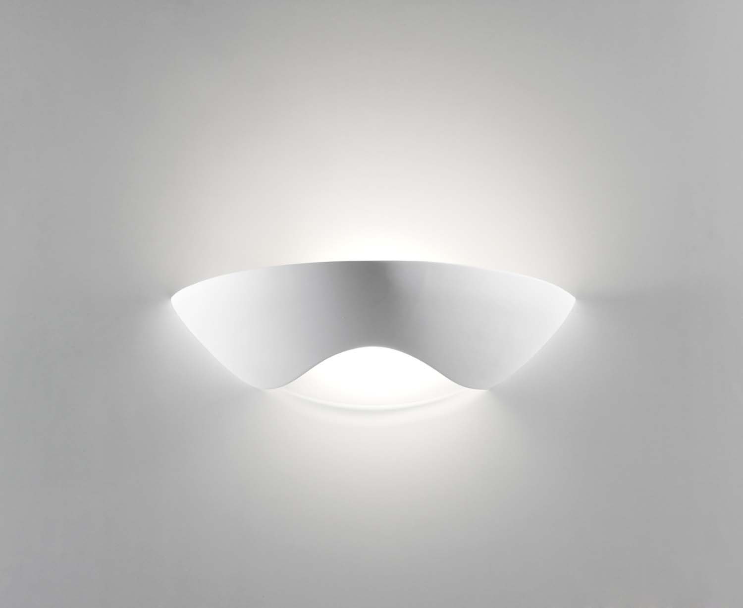Applique Belfiore 8259.108 in Ceramica Bianca | Design Moderno Made in Italy