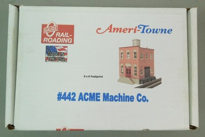 O Gauge Rail-Roading #442 Ameri-Towne Acme Machine Co. Building Kit w/Box