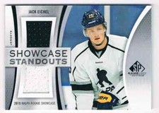 2019-20 SP GAME USED SHOWCASE STANDOUTS JACK EICHEL ROOKIE JERSEY 2 COLORS