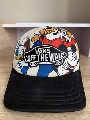Vans X Disney Off The Wall Classic Patch Trucker Hat Adjustable