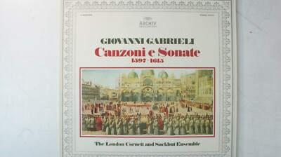 Gabrieli Canzone e Sonate The London Cornett and Sackbut Ensemble 304220 LP117