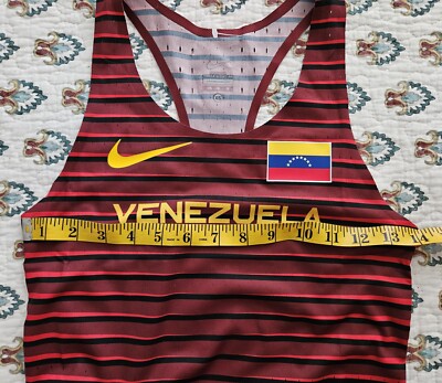 Nike Pro Elite Venezuela Track and Field Running Singlet Mens Sz