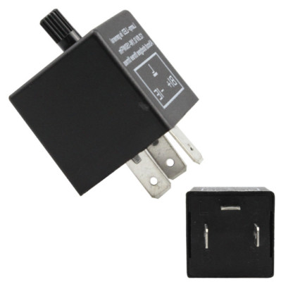 Motorcycle Electronic LED Adjustable Flasher Relay For Turn Signal Light Blinker