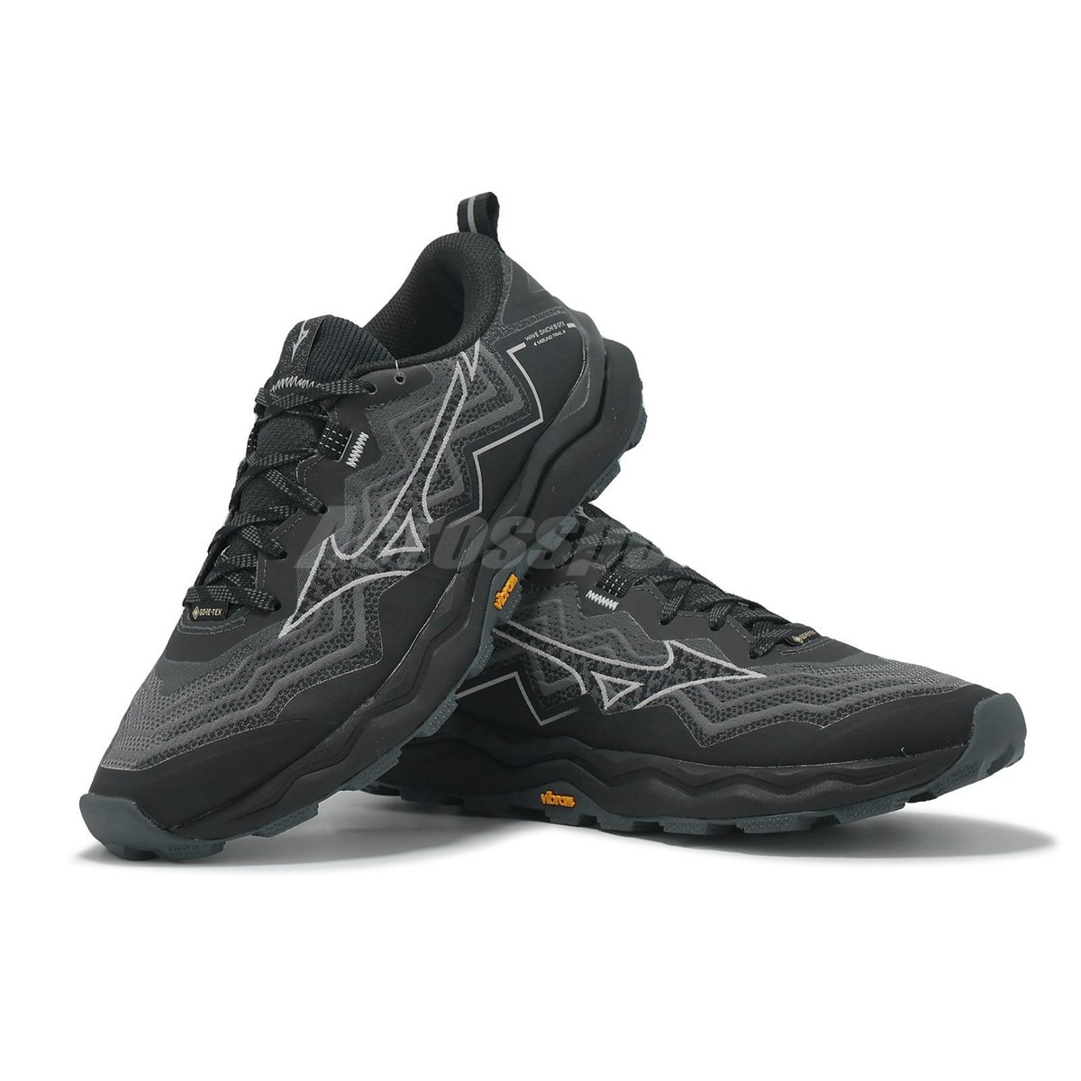 Mizuno Wave Daichi 9 GTX Gore-Tex Vibram Black Women Trail Running