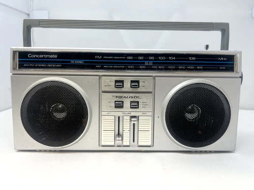 Vintage Realistic Concertmate FM/AM Stereo Model #12-706 Works Amazing Sound!