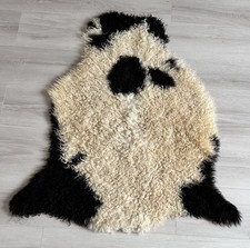 100 Natural Gotland Sheepskin Rug,Sheepskin Pelt,Natural Color,beige,dark Brown