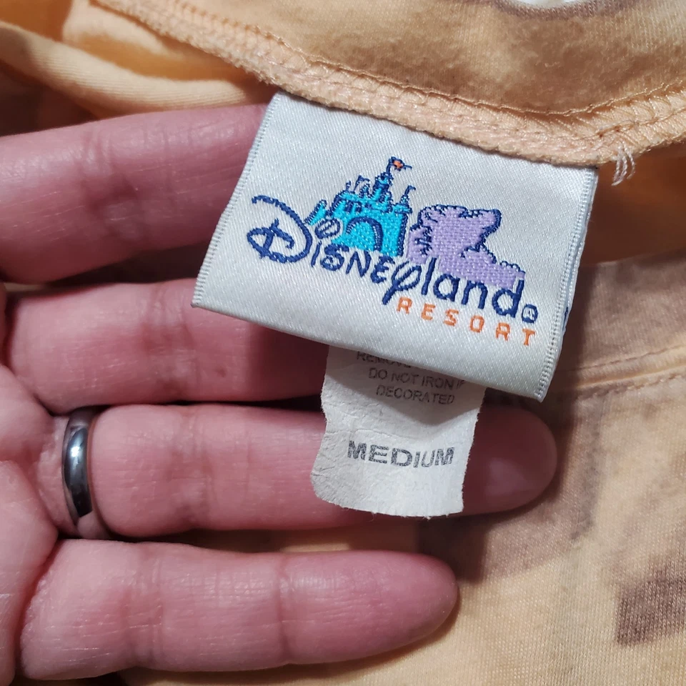 Vintage Disneyland Resort Bambi Thumber Shirt Juniors M Brown Doe Deer Rabbit - Image 4 of 4