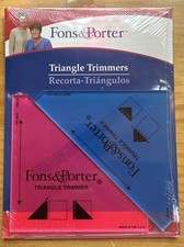 Fons & Porter Triangle Trimmers R7847 Quilt Template Made in USA