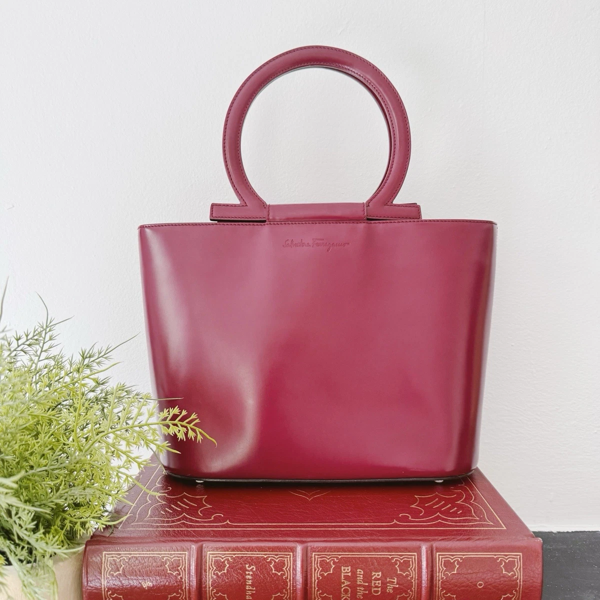 Salvatore Ferragamo Tote Red Bags & Handbags for Women for sale - eBay