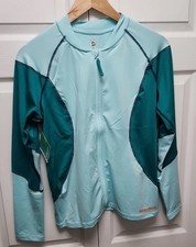 Sea Doo Women's Long Sleeve Top Jacket Rash Guard Large Glacier UV Protection