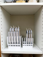 Tupperware Deckelhalter Deckel Organizer Küchen Schrank Deckelhalter | weiß, NEU