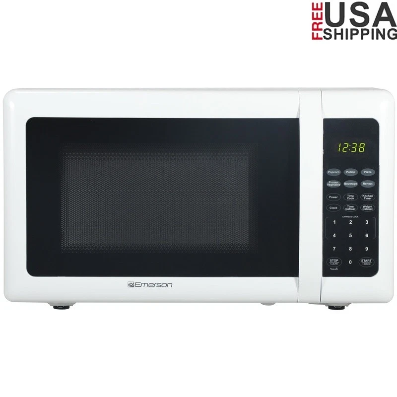 700W Countertop Microwave Oven 10 Power Levels 6 Recipes Digital Timer Lock New