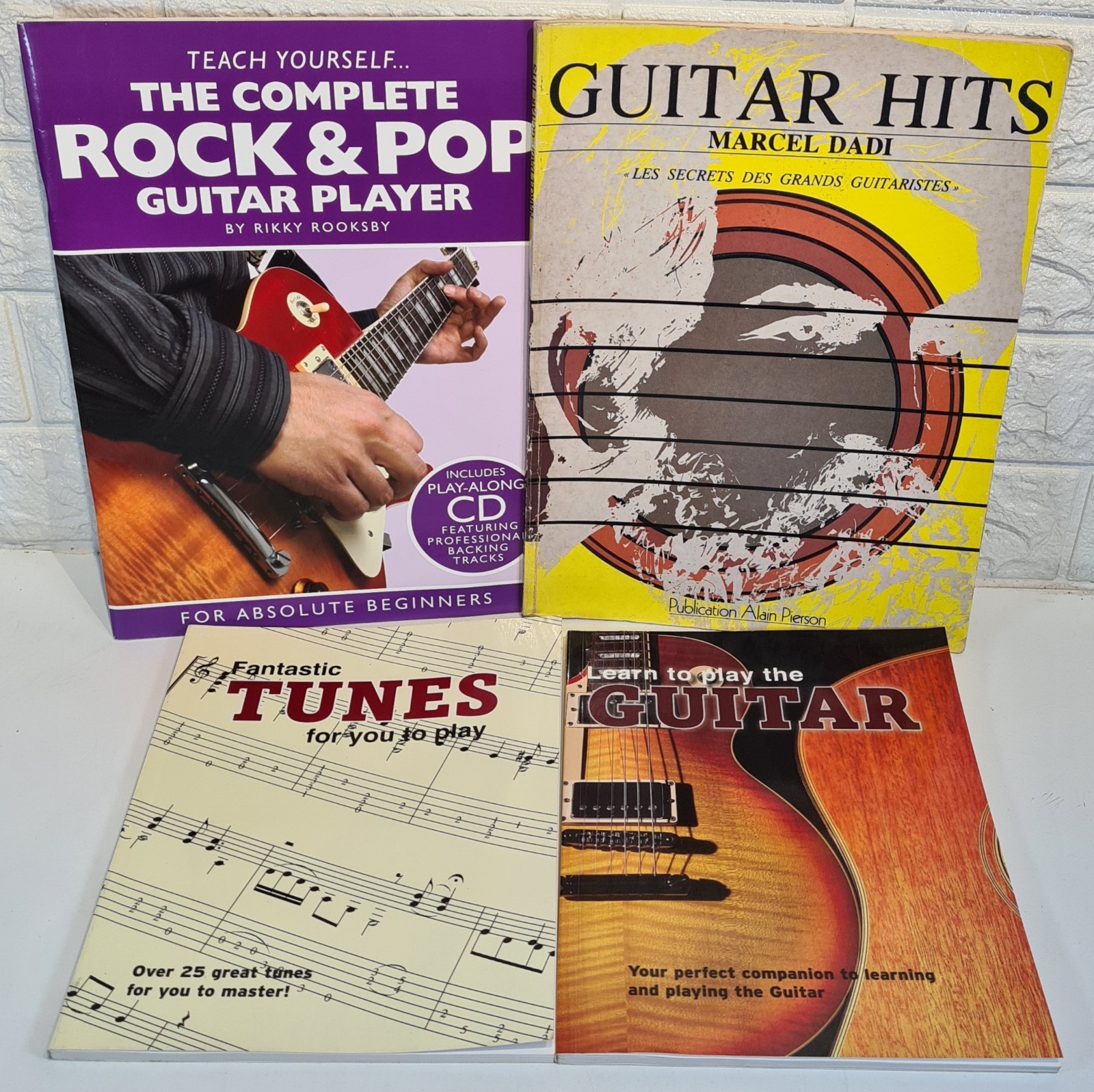 Guitar Learn to Play Books Set Paperback Bundle - Various Authors Parragon Ect