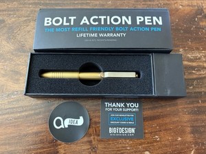 Big Idea Design Bolt Action Pen (Brass)