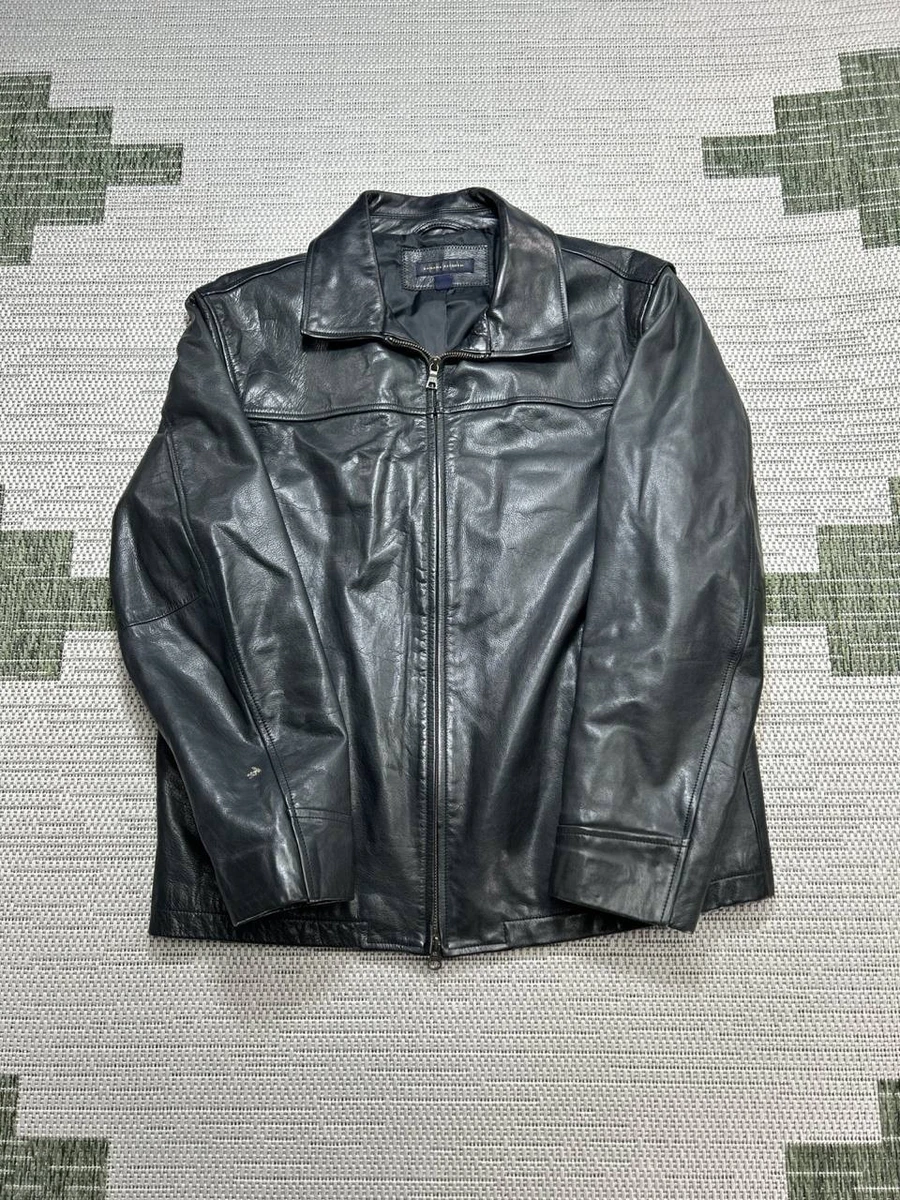 banana republic leather bomber jacket products for sale | eBay