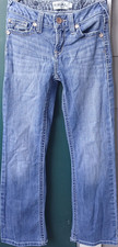 Ariat R.E.A.L. Bootcut Girls Jeans 10 Blue Embroidered Denim