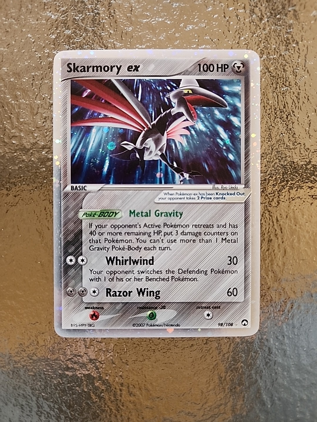 Pokémon TCG Skarmory EX Holo Ultra Rare Power Keepers Vintage Card 98/108 NM