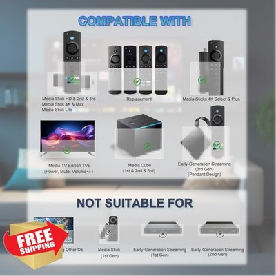 Fire TV Remote Voice Control for Stick Cube Omni 4-Series TVs