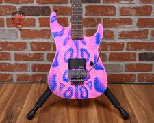 Jackson Custom Shop Dinky 1H Pink & Blue Snakeskin 1988 w/OHSC