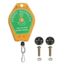 1.3-4.4lbs Retractable Spring Balancer 4.6 Feet Adjustable Spring Tool Yellow