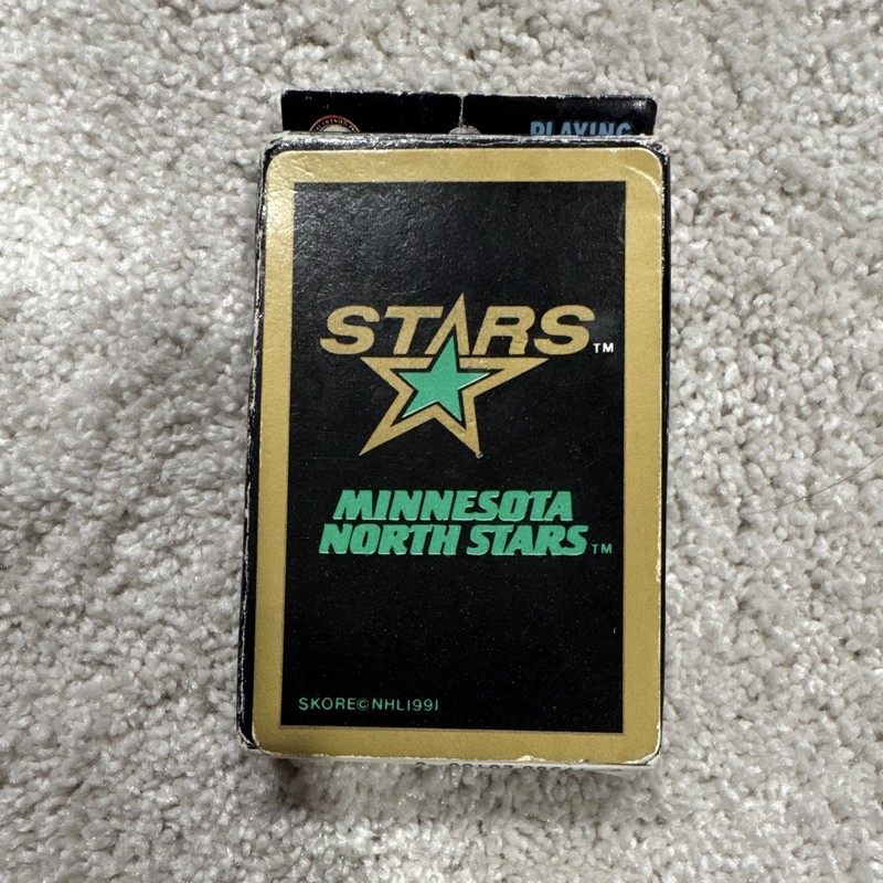 SKORE 1991 Minnesota North Stars NHL Hockey Playing Cards Deck