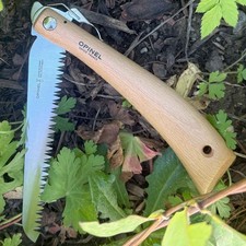 Opinel N. 18 - Robusto Seghetto Pieghevole da Esterno con Manico in Legno di Faggio 42 cm