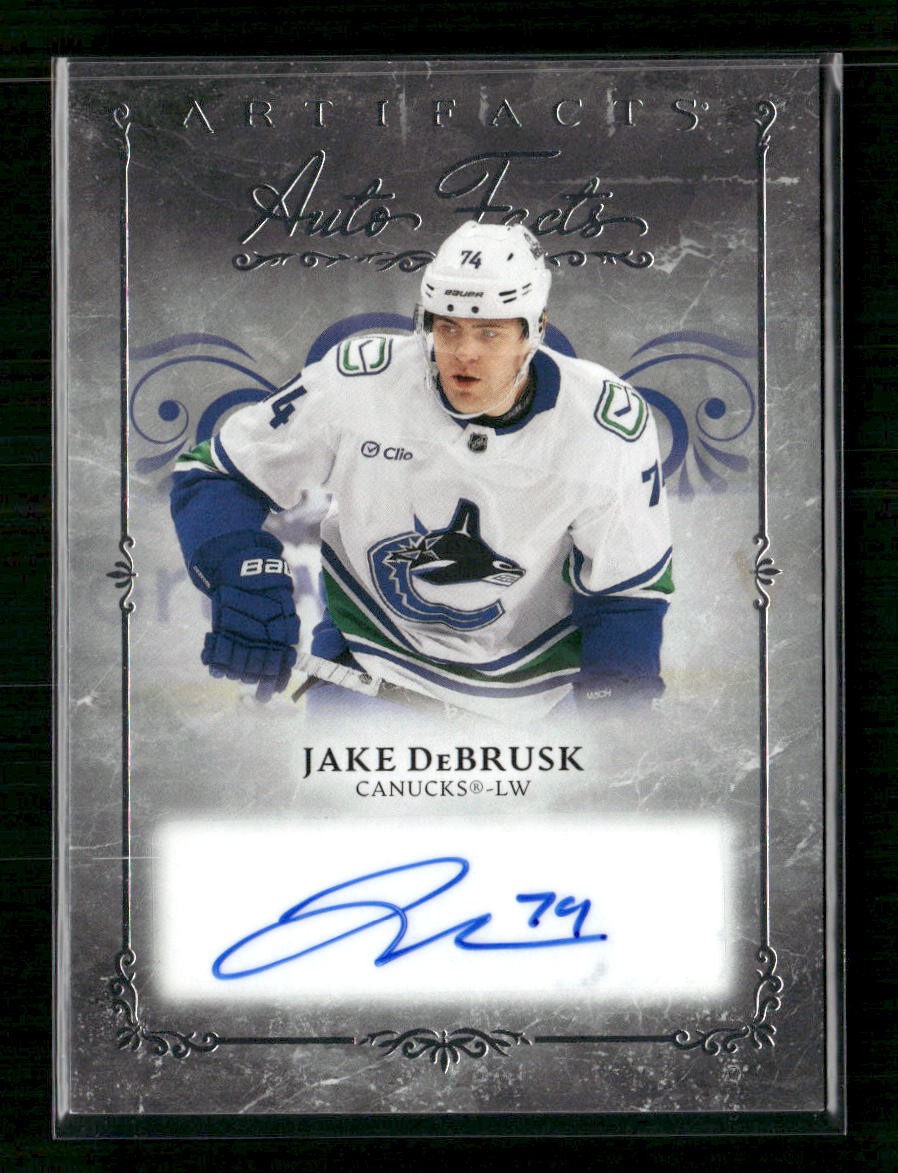 2026-27 Upper Deck Artifacts Jake DeBrusk Auto Facts #AF-JD