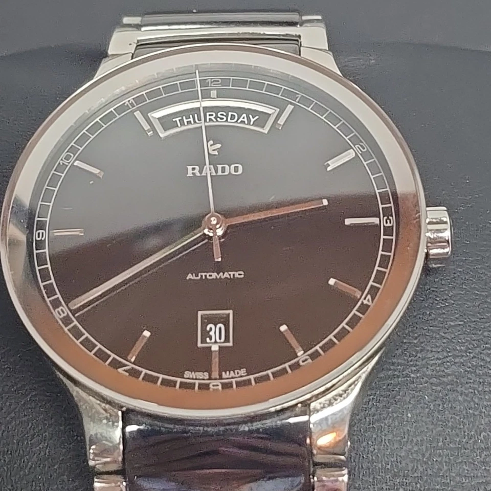 Rado Centrix Automatic Black Ceramic, S/Steel, Mens' Dress Watch — 第 3/4 张图片