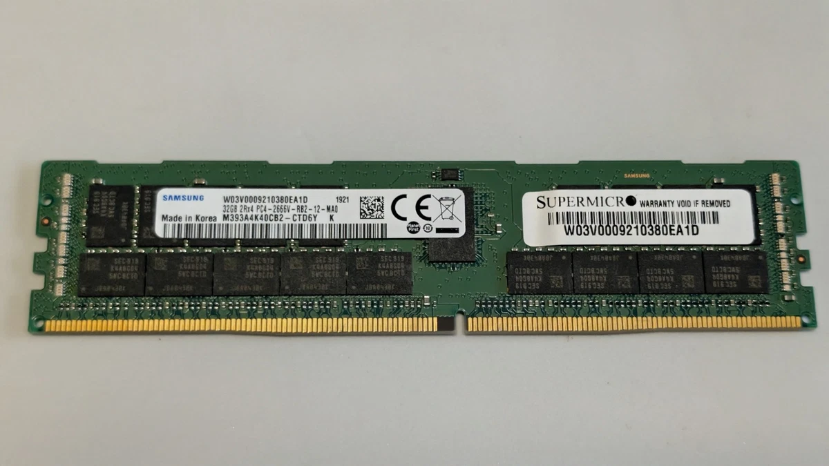 Samsung DDR4 SDRAM 32 GB Total Capacity Memory (RAM) for sale - eBay