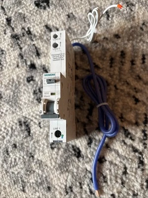 Siemens 32A RCBO 1P+N B Curve 10kA 30mA Type A 5SU9304-6KK32