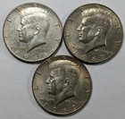 Kennedy Silver Half Dollars 3 Different Date