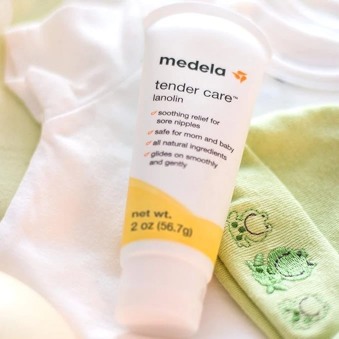 Крем для ухода за сосками MEDELA Purelan Advanced Nipple Therapy Lanolin Tender - 2 жидких унции - НОВЫЙ - Изображение 3 из 4