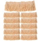  12pcs Faux Thatch Roof: Small Thatch Grass Roll Miniature Roof Artificial Straw