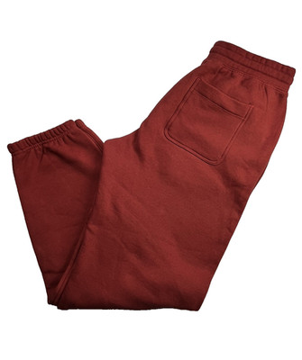 American Giant Mens Classic Sweatpants Joggers Large Russet Brown Midweight USA