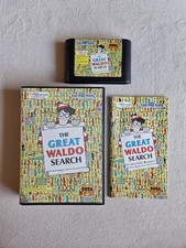 THE GREAT WALDO SEARCH SEGA GENESIS COMPLETE IN BOX VERY GOOD CONDITION