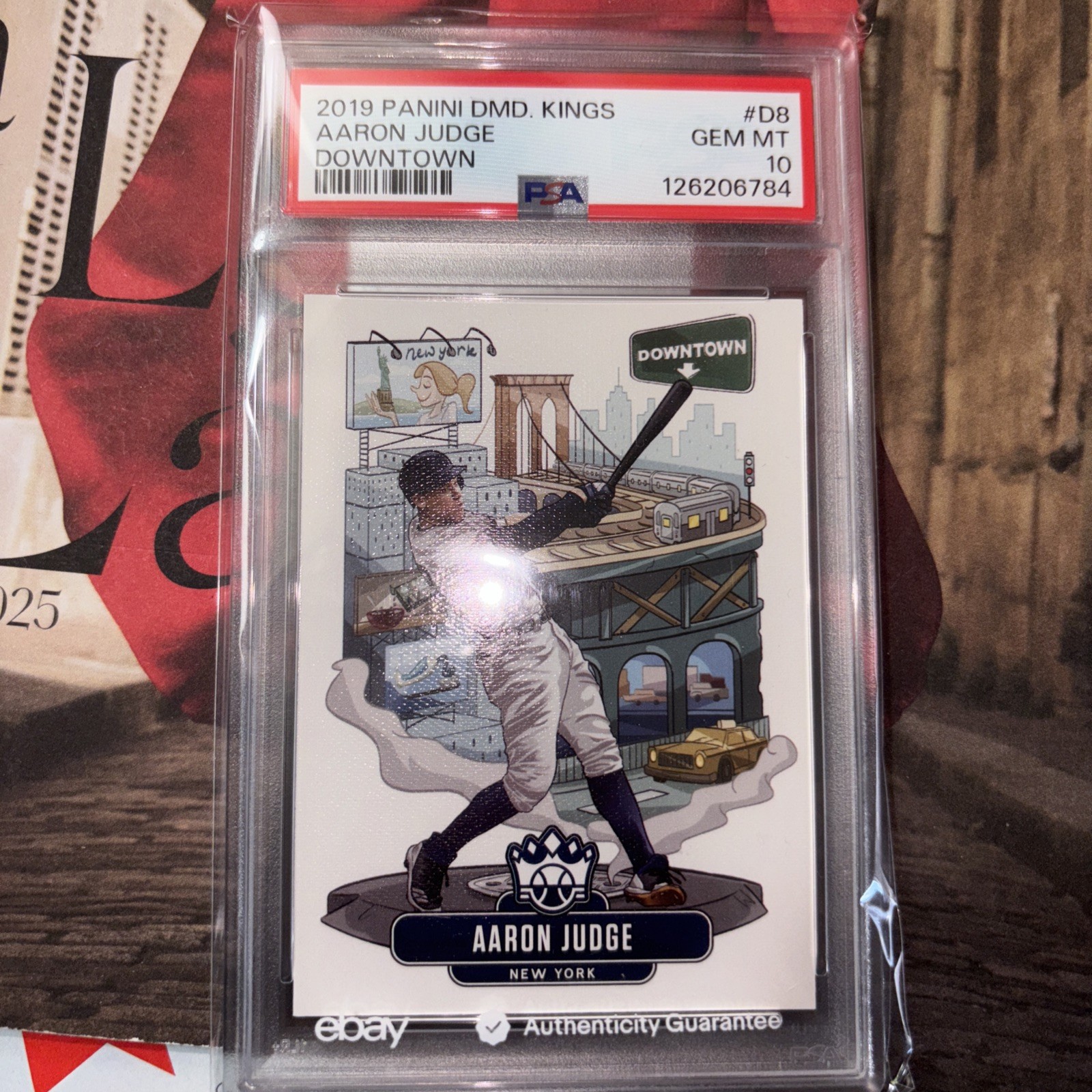 2019 DIAMOND KINGS DOWNTOWN #D8 AARON JUDGE PSA 10