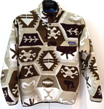Patagonia Synchilla Snap-T Colorful Pullover fleece aztec cave CVKl EUC