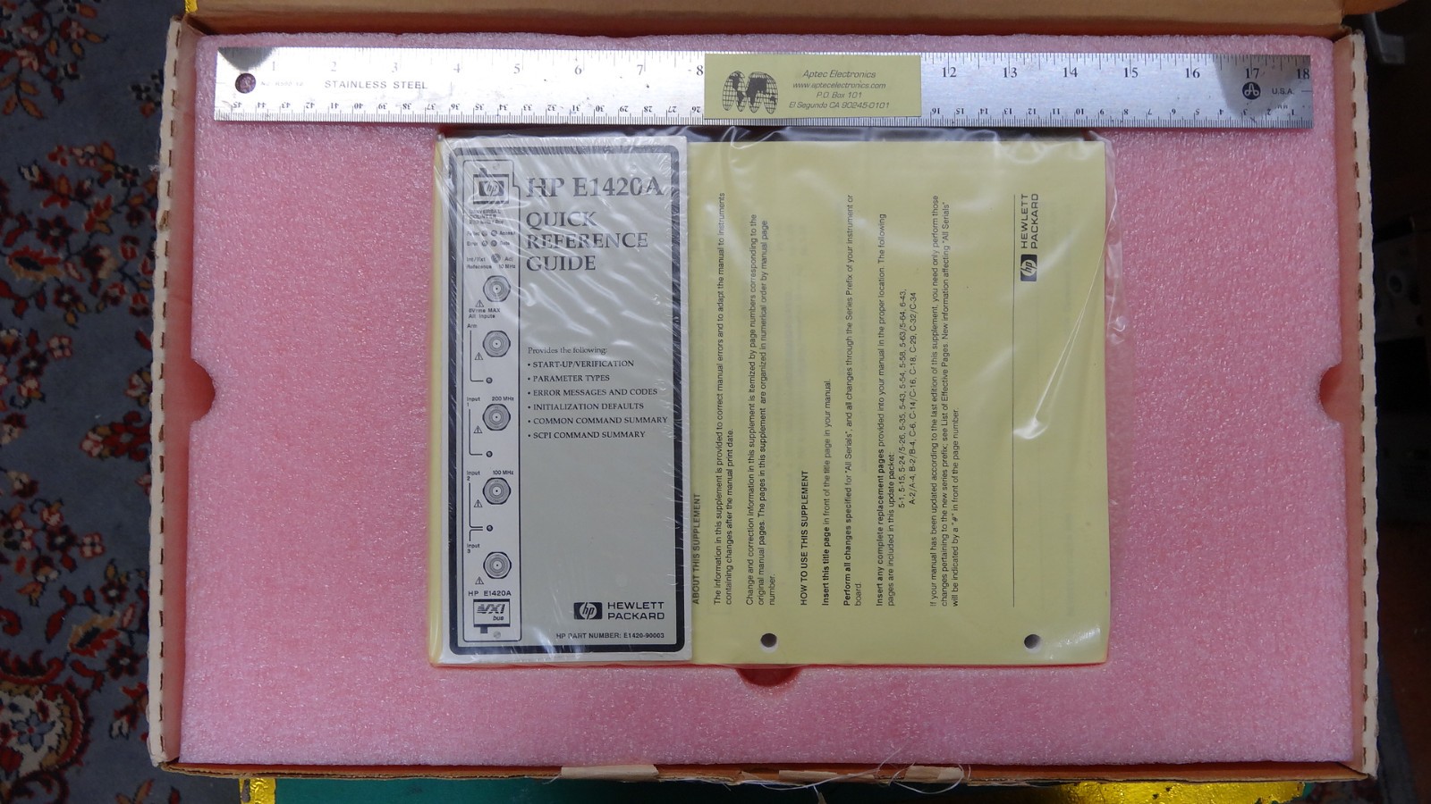 HP E1420A 200 MHz / 2 ns Universal Counter 75000 Series C VXI Module NOS!