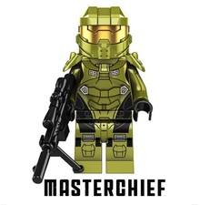 Halo Campaign Evolved Masterchief Klemmbaustein Minifigur MOC  Neuware